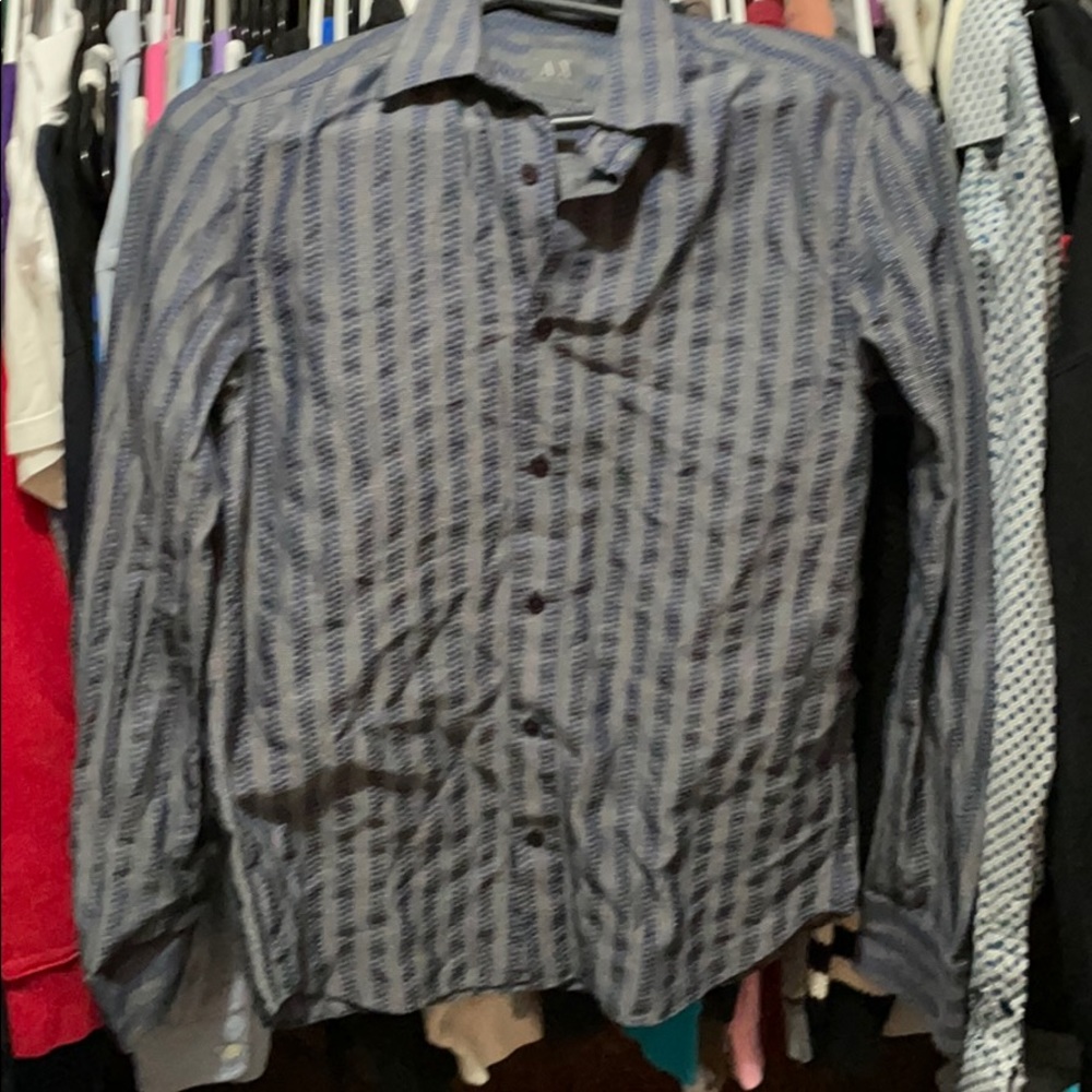 Armani exchange button up